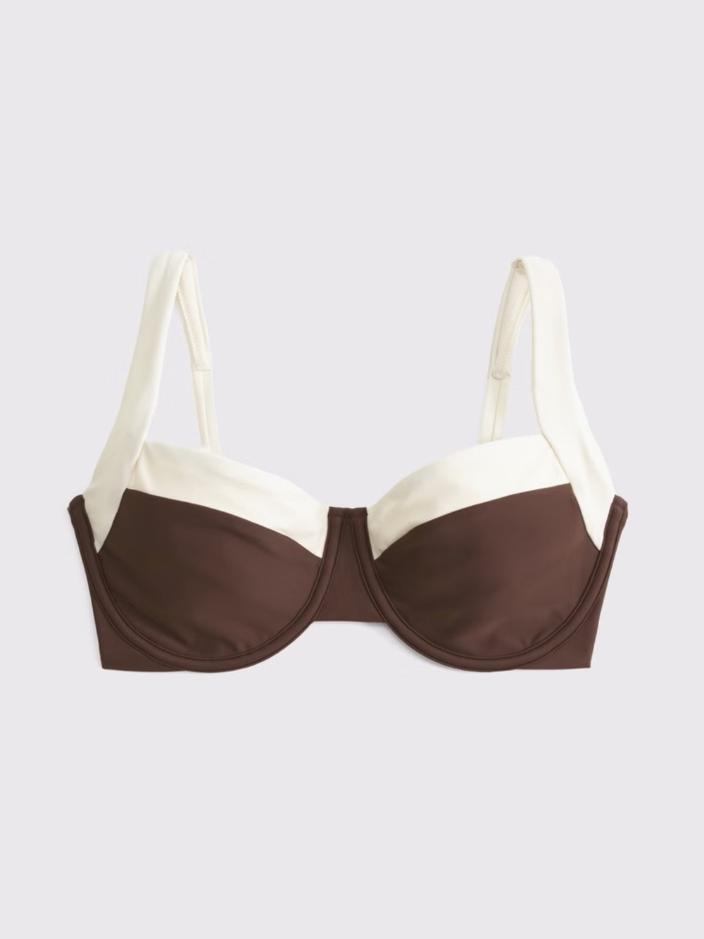 Abercrombie & Fitch Curve Love Wide Strap Underwire Bikini Top